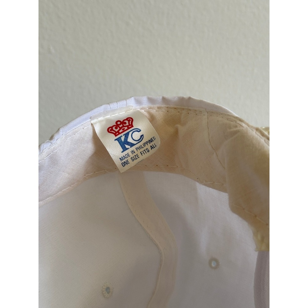 Corvette Embroidered Rope Snapback Hat White Men's One Size Fits All Race Car - Picture 6 of 8